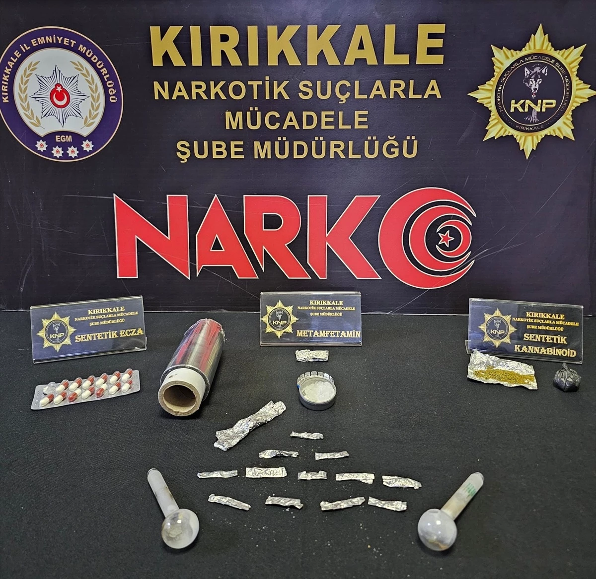 Kırıkkale’de düzenlenen uyuşturucu operasyonunda 3 şüpheli tutuklandı